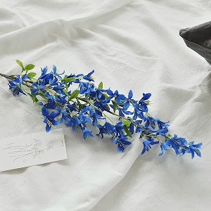 꼬떼따블 펜타스  란세올라타 블루 플라워 리얼 감성 꽃 인테리어 조화 1P (27325) H105cm